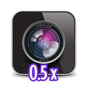 ícone de 0.5 camera