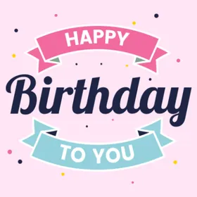 Birthday stickers icon