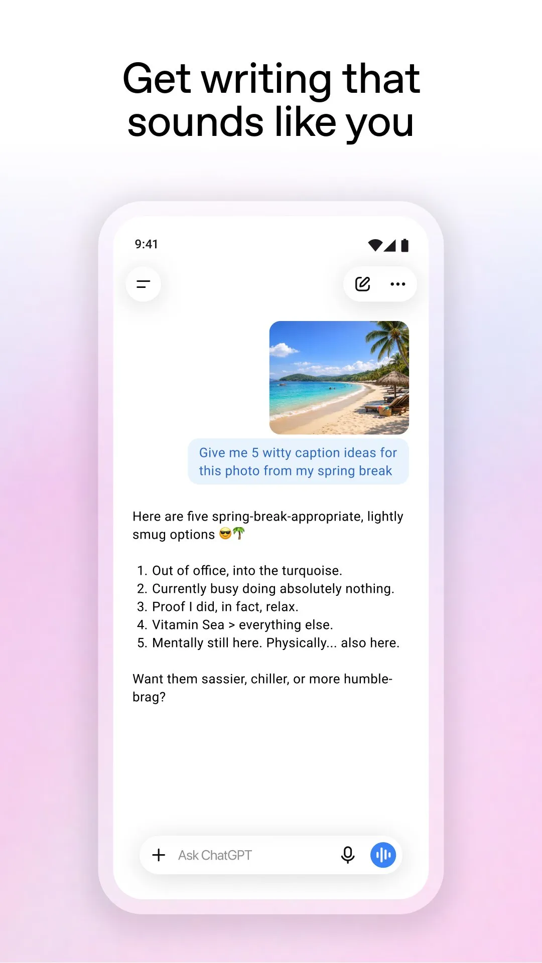 ChatGPT screenshot 4