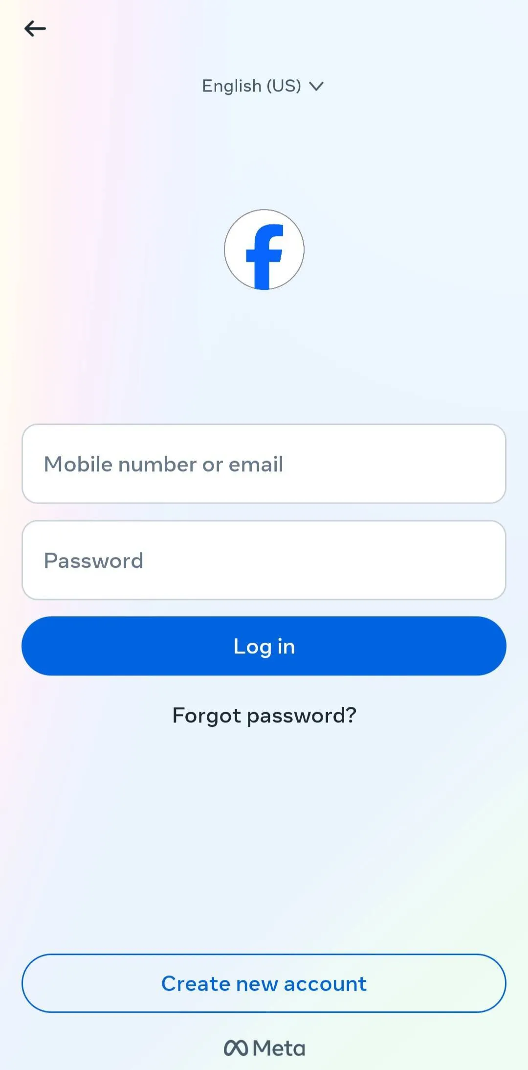 Facebook Lite screenshot 1