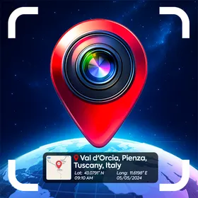 ícone de GPS Camera Map & Timestamp