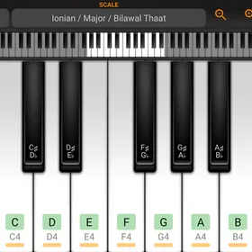ikon Grand Piano and Keyboard