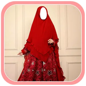 Hijab Fashion Dress Photo Suit icon