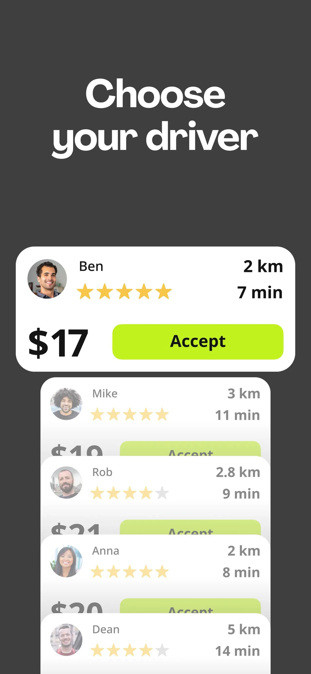 inDrive. Rides with fair fares screenshot 3