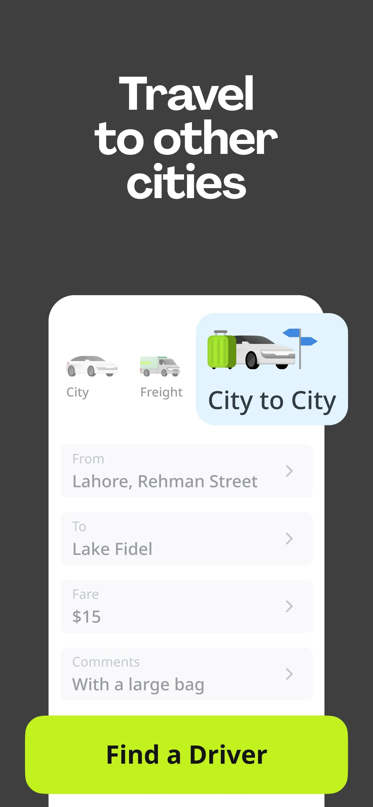 inDrive. Rides with fair fares screenshot 6