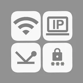 Network Info with IP Address icon