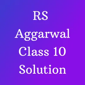 RS Aggarwal Class 10 Solution icon