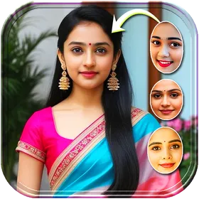 ikon Saree Photo Suit Editor : AI