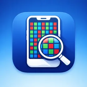 Screen Test & Display Info icon