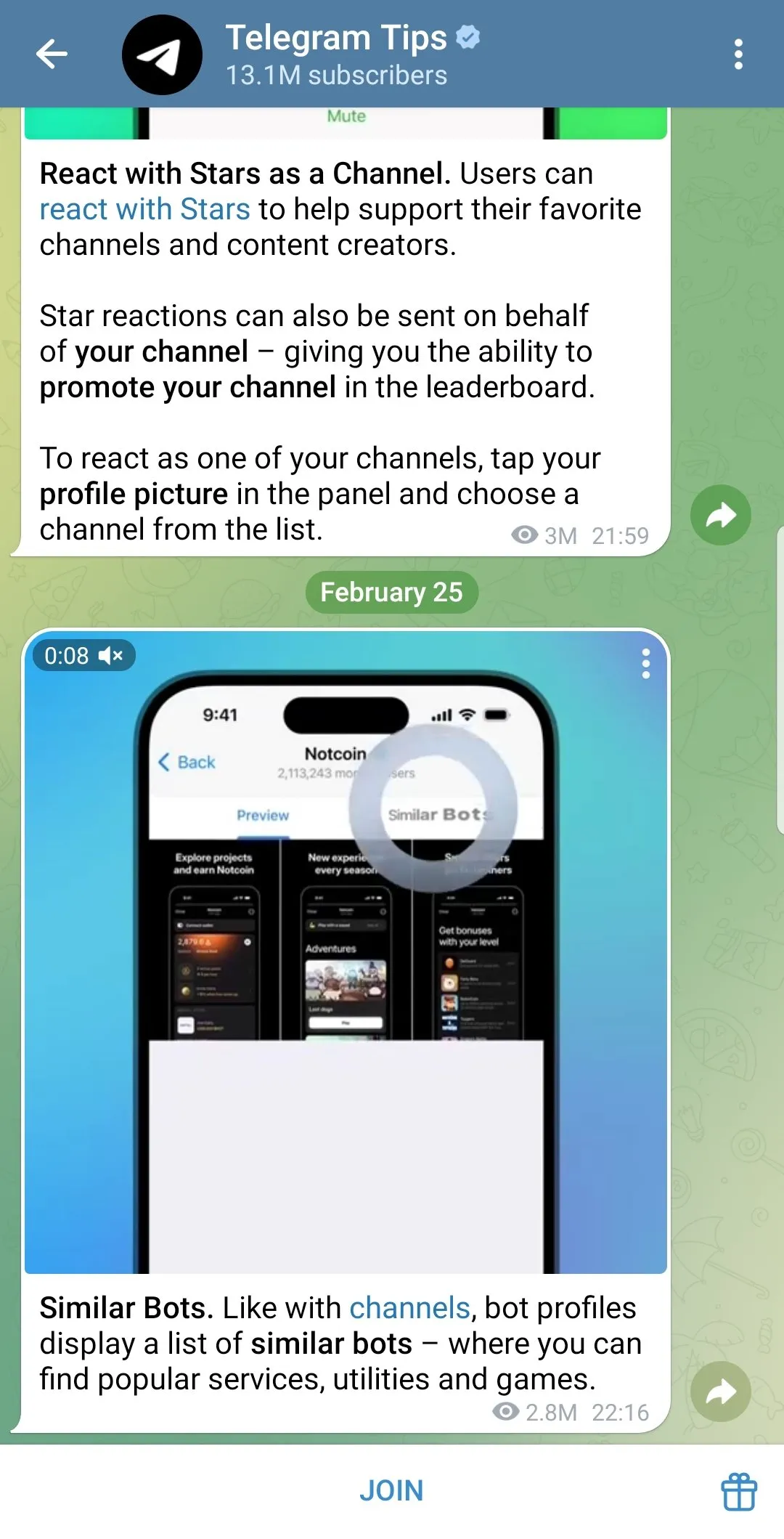 Telegram tangkapan 4