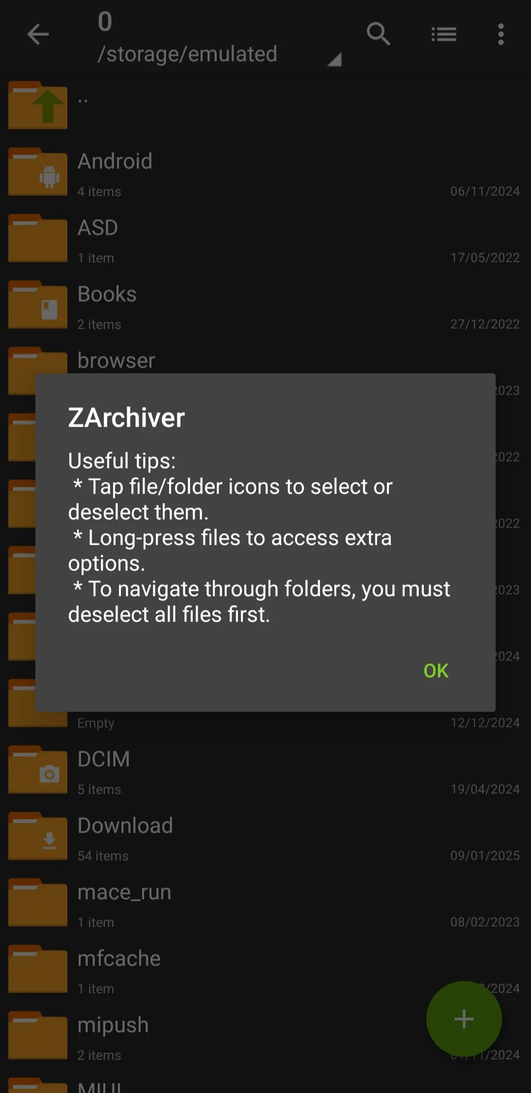 ZArchiver screenshot 2