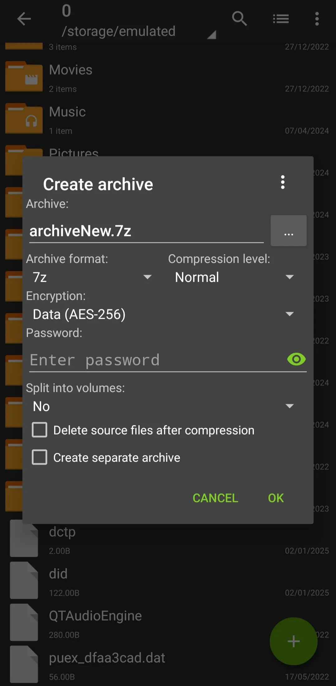 ZArchiver screenshot 3